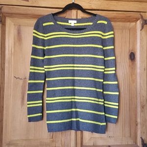 Maternity striped sweater